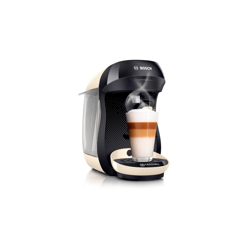 Bosch Tassimo Happy TAS1007, Kapselmaschine(schwarz/creme)
