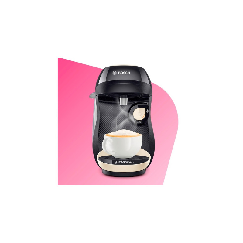 Bosch Tassimo Happy TAS1007, Kapselmaschine(schwarz/creme)