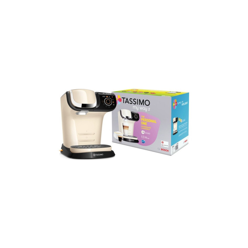 Bosch Tassimo My Way 2 TAS6507, Kapselmaschine(creme/schwarz)