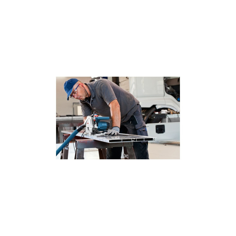 Bosch Tauchsäge GKT 55 GCE Professional, Handkreissäge(blau, 1.400 Watt, in L-BOXX)