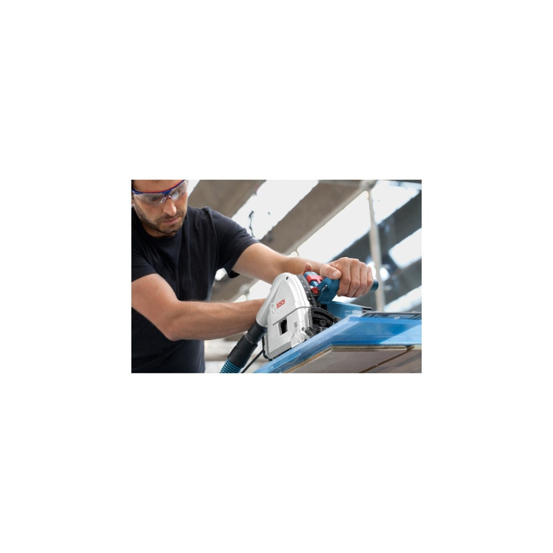 Bosch Tauchsäge GKT 55 GCE Professional, Handkreissäge(blau, 1.400 Watt)