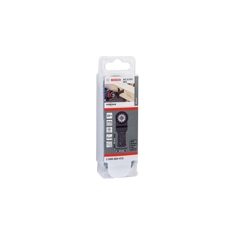 Bosch Tauchsägeblatt AIZ 32 EPC Wood(10 Stück, HCS, Breite 32mm)