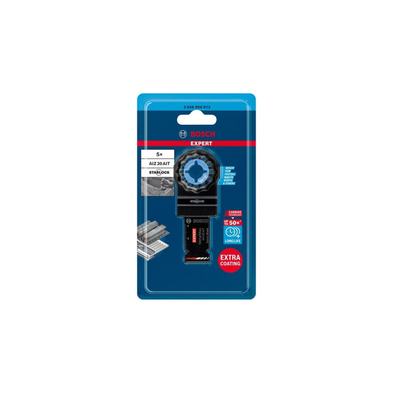 Bosch Tauchsägeblatt Expert AIZ 20 AIT MetalMax(5 Stück, Carbide, Breite 20mm)