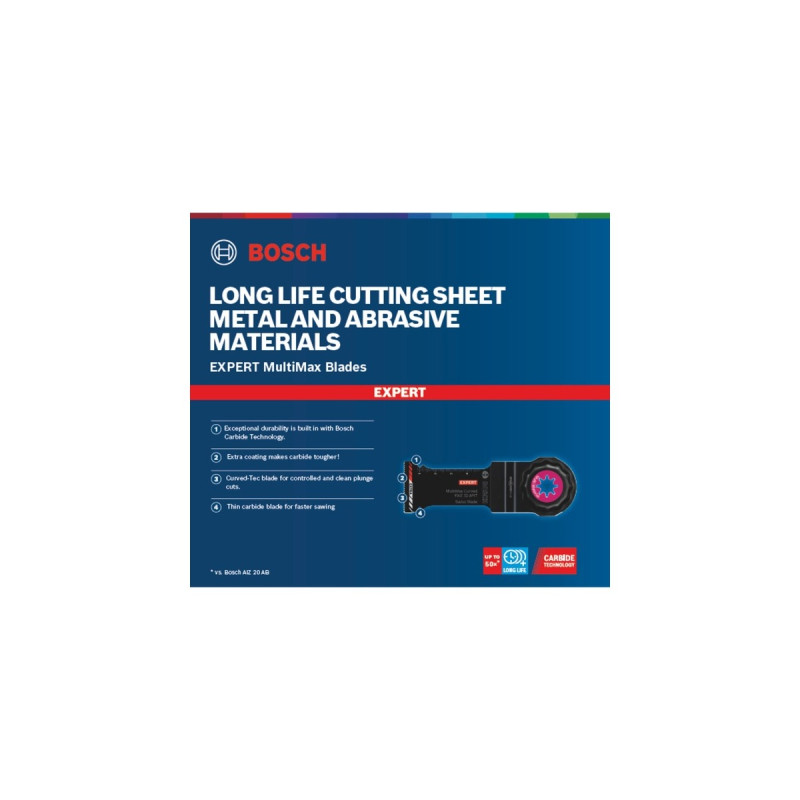 Bosch Tauchsägeblatt Expert PAIZ 32 APIT MultiMax(10 Stück, Carbide, Breite 32mm)