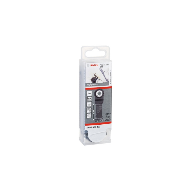 Bosch Tauchsägeblatt PAIZ 32 APB Wood + Metal(10 Stück, BIM, Breite 32mm)