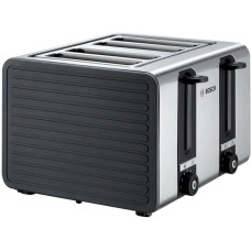 Bosch Toaster TAT7S45(grau/edelstahl, 1.800 Watt, für 4 Scheiben Toast)