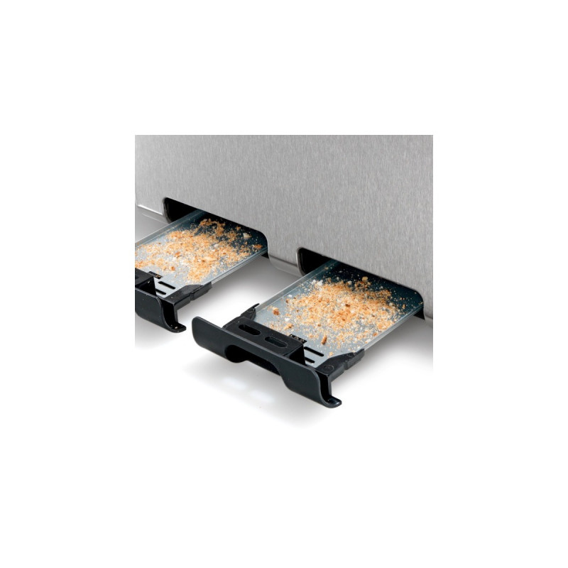Bosch Toaster TAT7S45(grau/edelstahl, 1.800 Watt, für 4 Scheiben Toast)