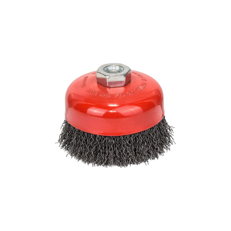 Bosch Topfbürste Clean for Metal, Ø 100mm(0,5mm Stahldraht, M14, für Winkelschleifer)