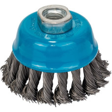 Bosch Topfbürste Heavy for Metal, Ø 75mm, gezopft(0,5mm Stahldraht, M14, für Winkelschleifer)