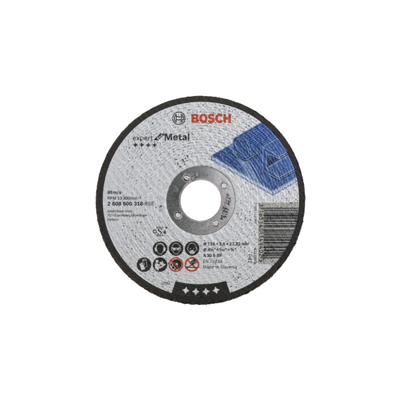 Bosch Trennscheibe Expert for Metal, Ø 115mm(Bohrung 22,23mm, A 30 S BF)