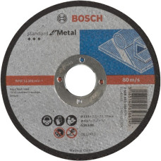 Bosch Trennscheibe Standard for Metal, Ø 115mm(Bohrung 22,23mm, A 30 S BF, gerade)