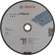 Bosch Trennscheibe Standard for Metal, Ø 230mm(Bohrung 22,23mm, A 30 S BF, gerade)