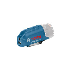 Bosch USB-Ladeadapter GAA 12V-21 Professional, Ladegerät(blau, für 10,8 / 12 Volt Akkus, 1x USB, 1x DC)