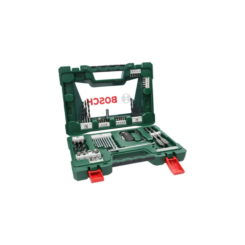 Bosch V-Line Bohrer- und Bit-Set, 68-teilig, Bohrer- & Bit-Satz(grün, mit Magnetstab)
