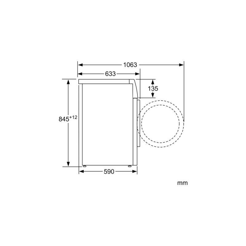Bosch WAN2812A Serie 4, Waschmaschine(weiß/silber, 60 cm)