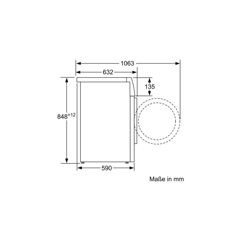 Bosch WAX28M42 Serie | 8, Waschmaschine(weiß, Home Connect, 4D Wash System)
