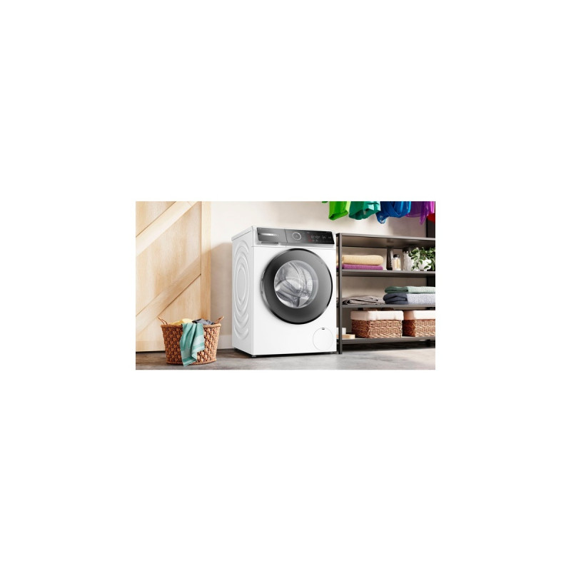 Bosch WGB244040 Serie 8, Waschmaschine(weiß/schwarz, 60 cm, Home Connect)