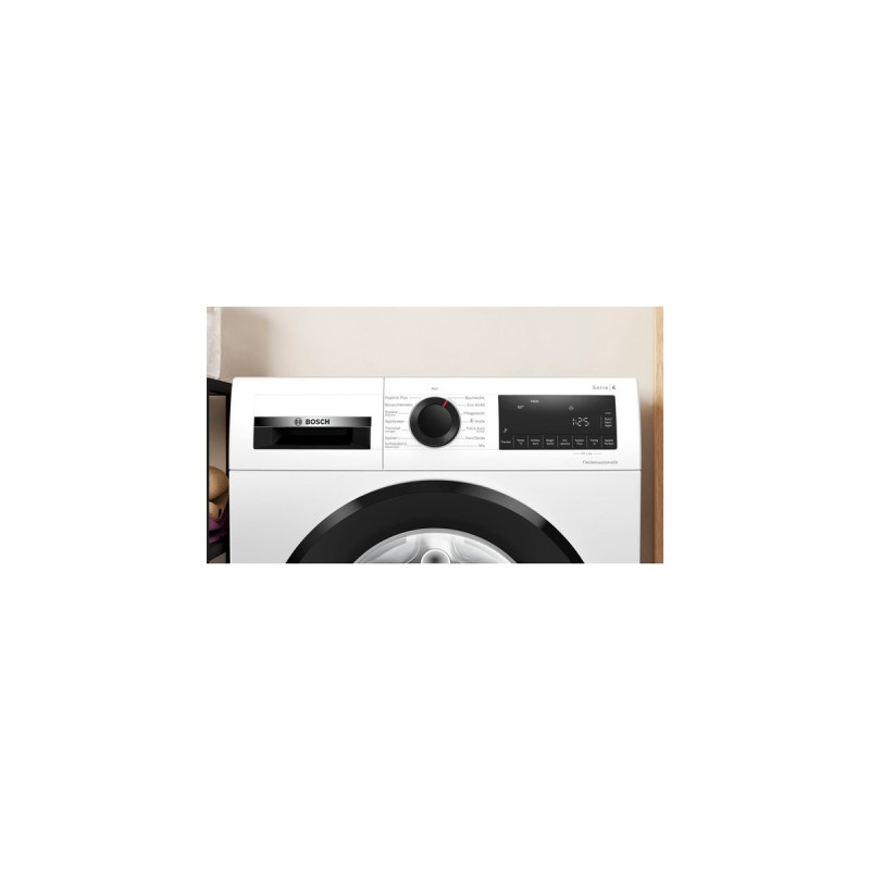 Bosch WGB244A40 Serie 8, Waschmaschine(weiß/schwarz, 60 cm, Home Connect)