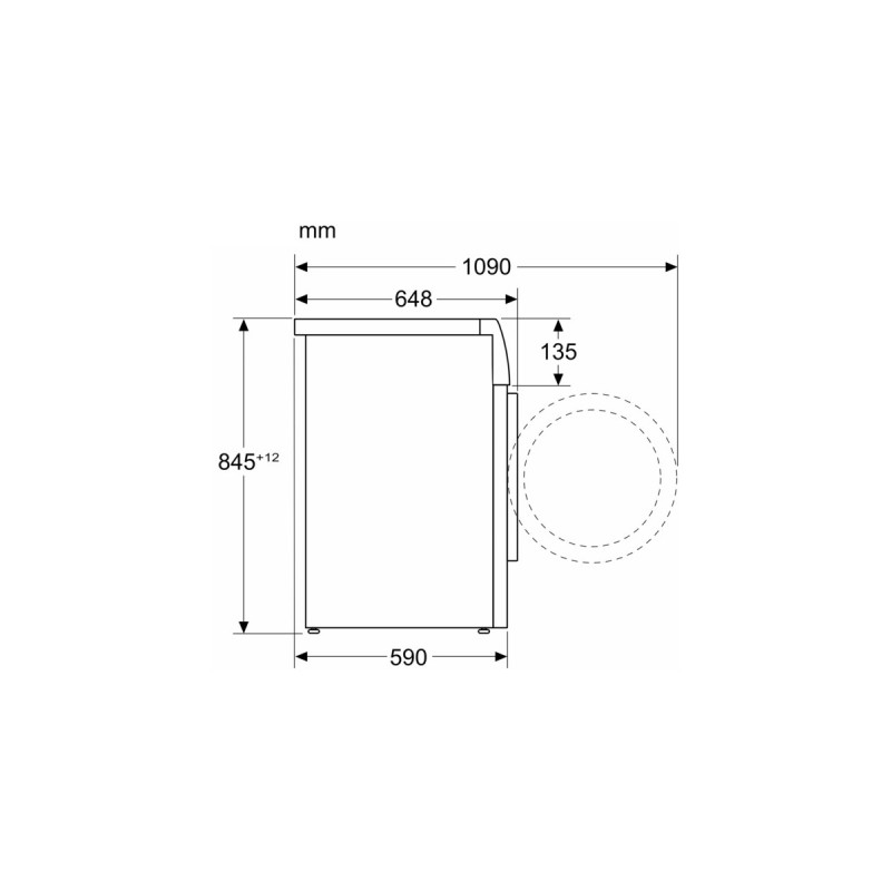Bosch WGB256A40 Serie 8, Waschmaschine(weiß/schwarz, 60 cm, Home Connect)
