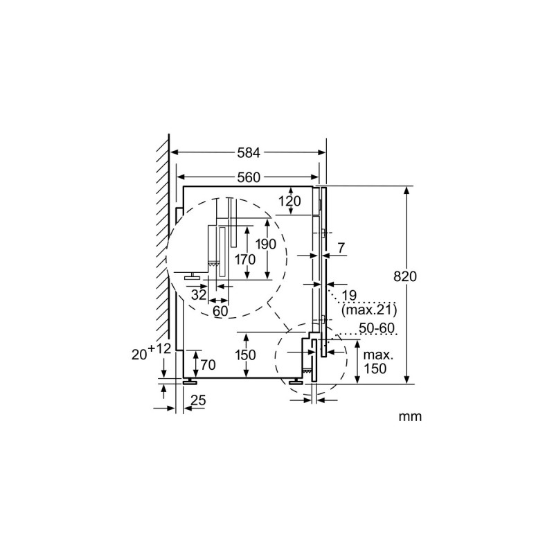 Bosch WKD28543 Serie 6, Waschtrockner(weiß)