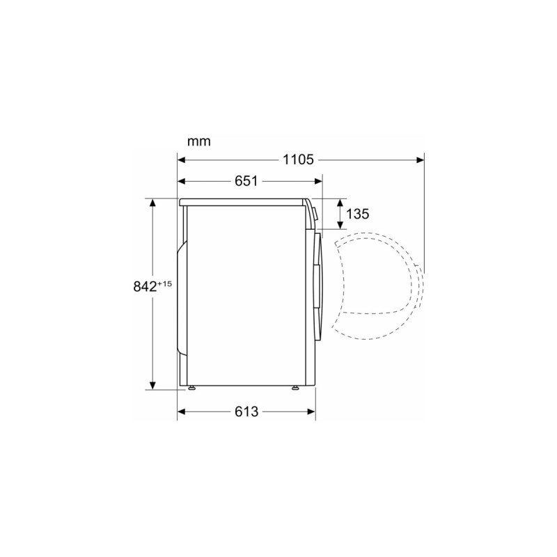 Bosch WQB235B40 Serie 8, Wärmepumpen-Kondensationstrockner(weiß)