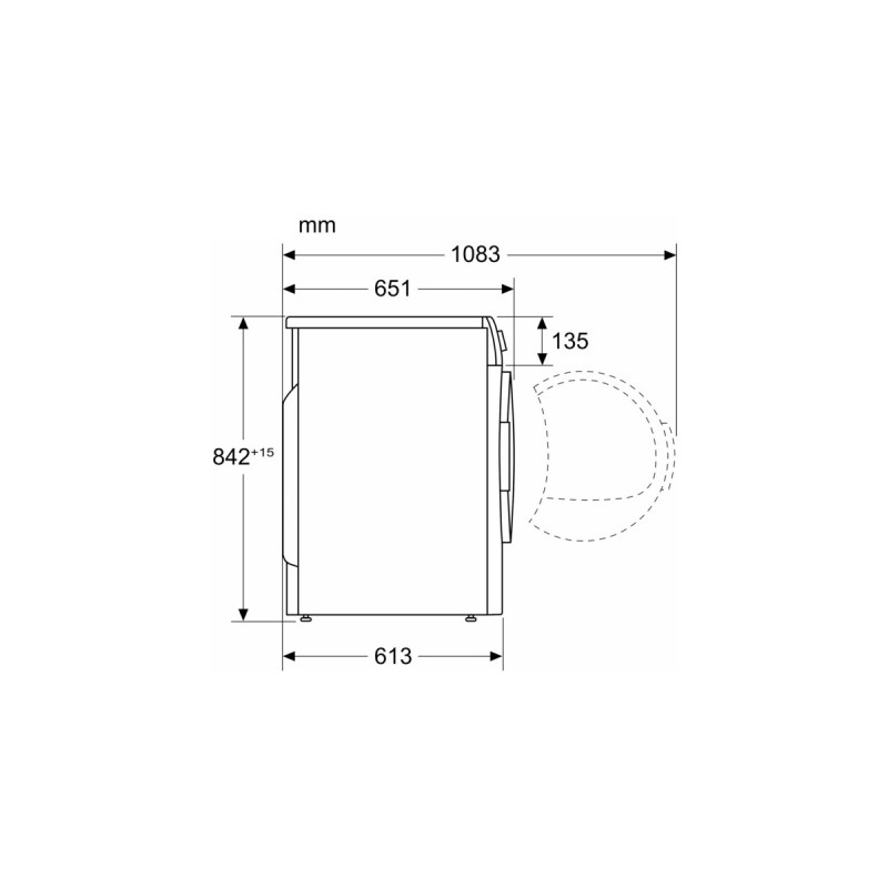 Bosch WTN83203 Serie 4, Kondensationstrockner(weiß)