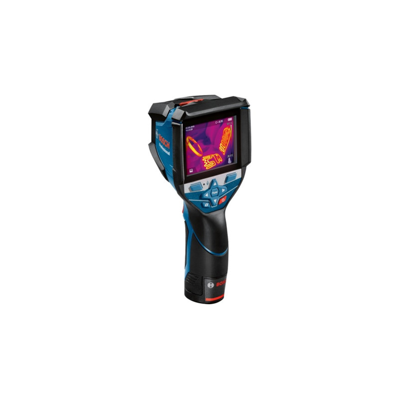 Bosch Wärmebildkamera GTC 600 C Professional, 12Volt, Thermodetektor(blau/schwarz, Li-Ionen-Akku 2,0Ah, L-BOXX)