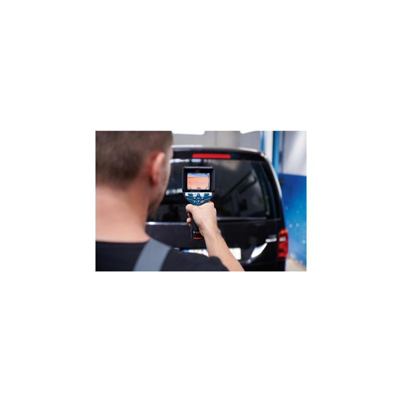 Bosch Wärmebildkamera GTC 600 C Professional, 12Volt, Thermodetektor(blau/schwarz, Li-Ionen-Akku 2,0Ah, L-BOXX)