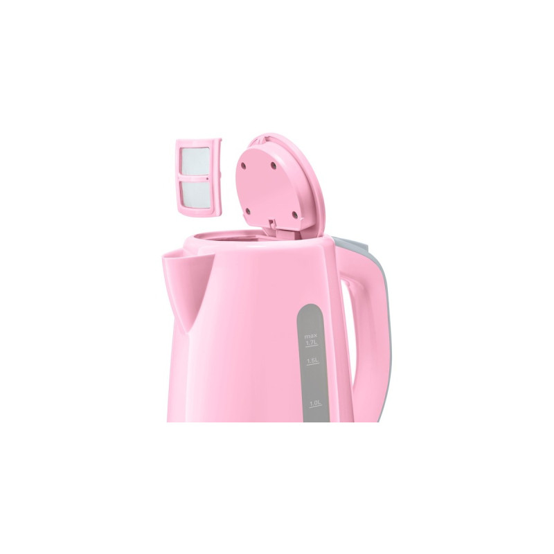 Bosch Wasserkocher CompactClass TWK7500K(pink/hellgrau, 1,7 Liter)