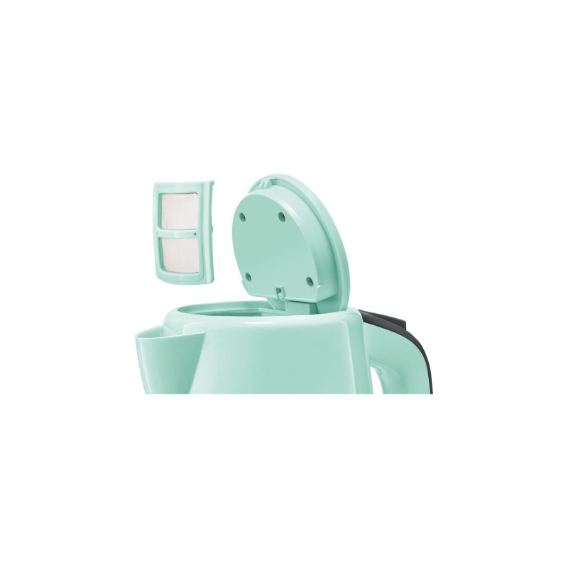 Bosch Wasserkocher CompactClass TWK7502(türkis/schwarz, 1,7 Liter)