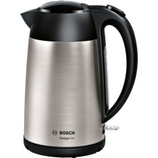 Bosch Wasserkocher DesignLine TWK3P420(edelstahl/schwarz, 1,7 Liter)