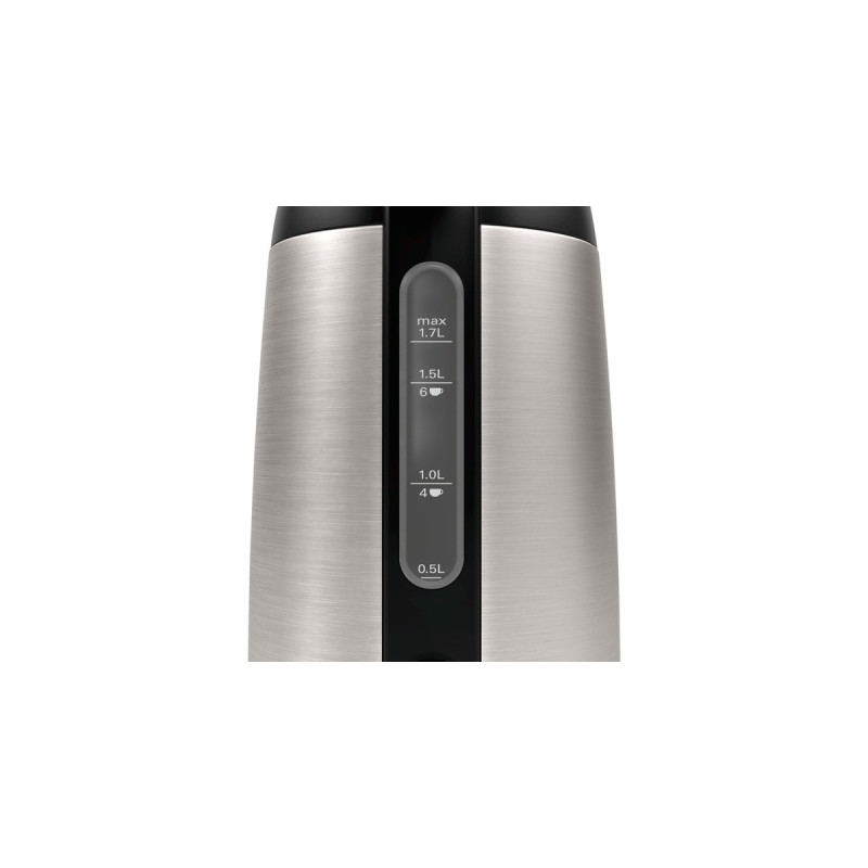 Bosch Wasserkocher DesignLine TWK3P420(edelstahl/schwarz, 1,7 Liter)