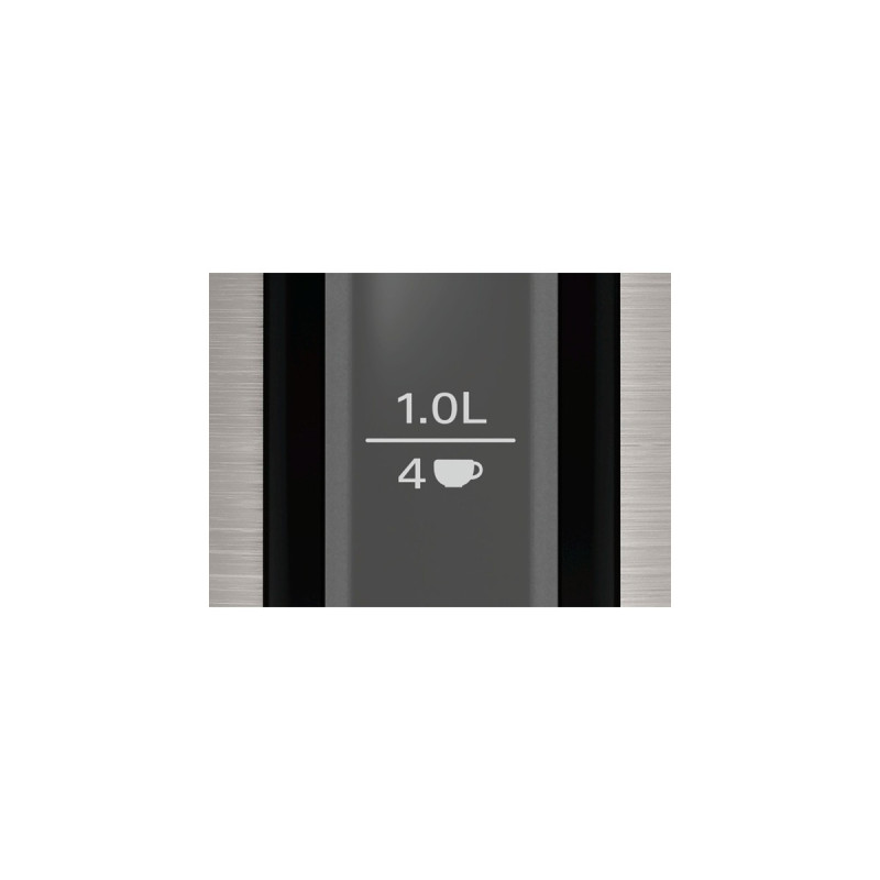 Bosch Wasserkocher DesignLine TWK3P420(edelstahl/schwarz, 1,7 Liter)