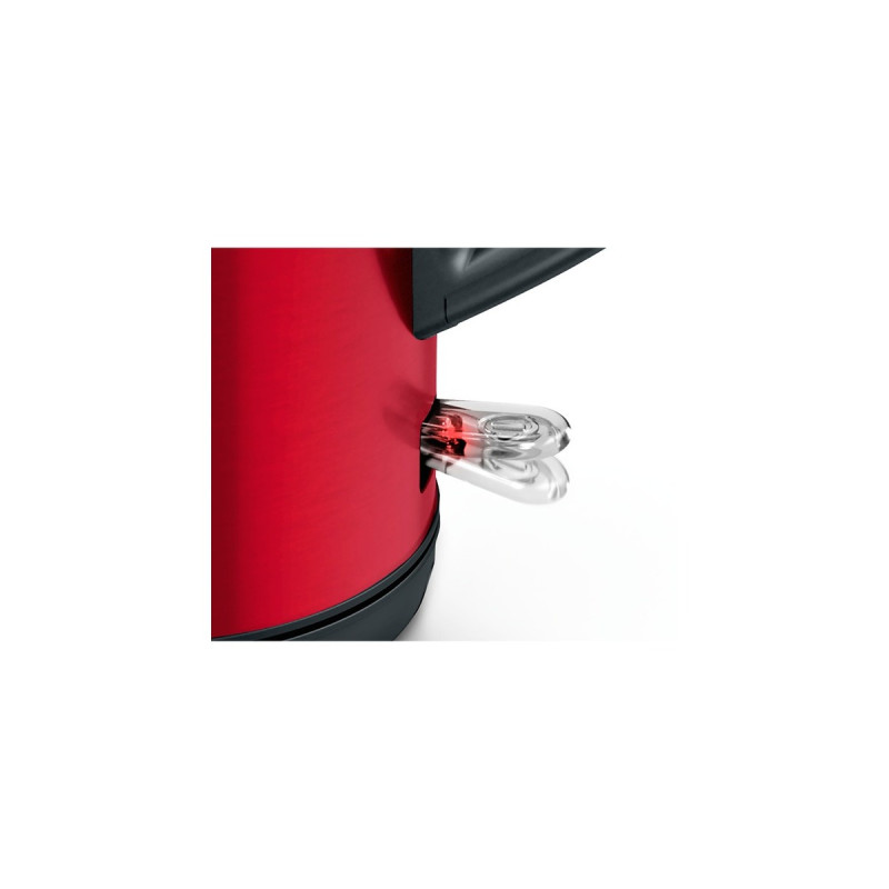 Bosch Wasserkocher DesignLine TWK4P434(rot/grau, 1,7 Liter)