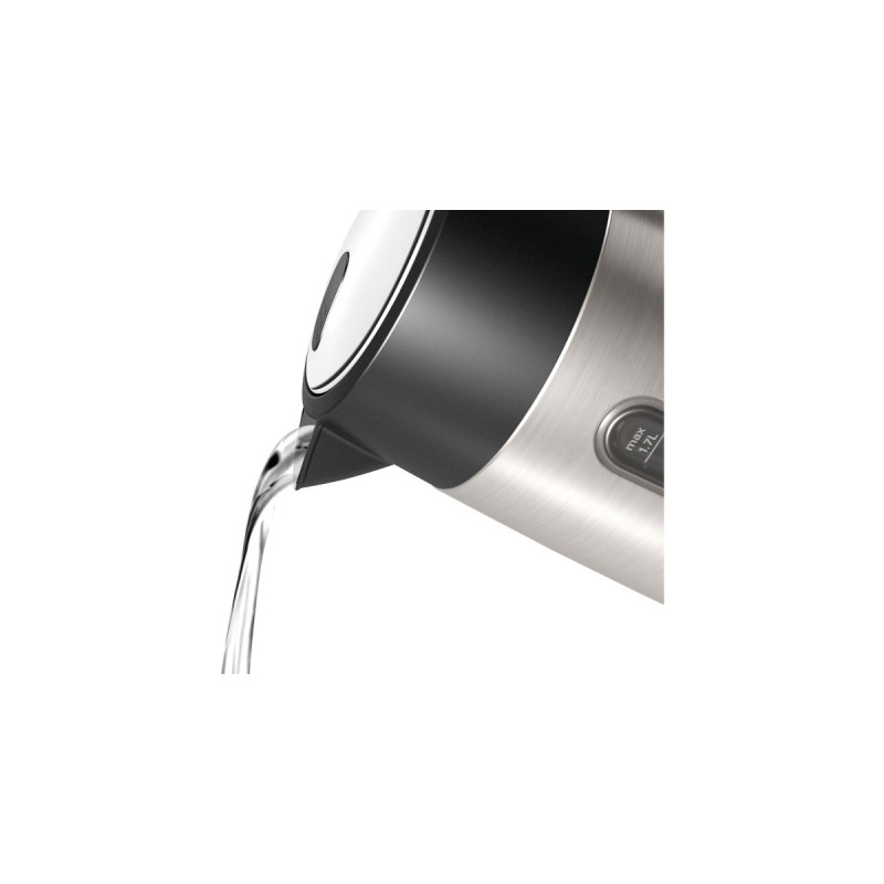 Bosch Wasserkocher DesignLine TWK4P440(edelstahl/schwarz, 1,7 Liter)