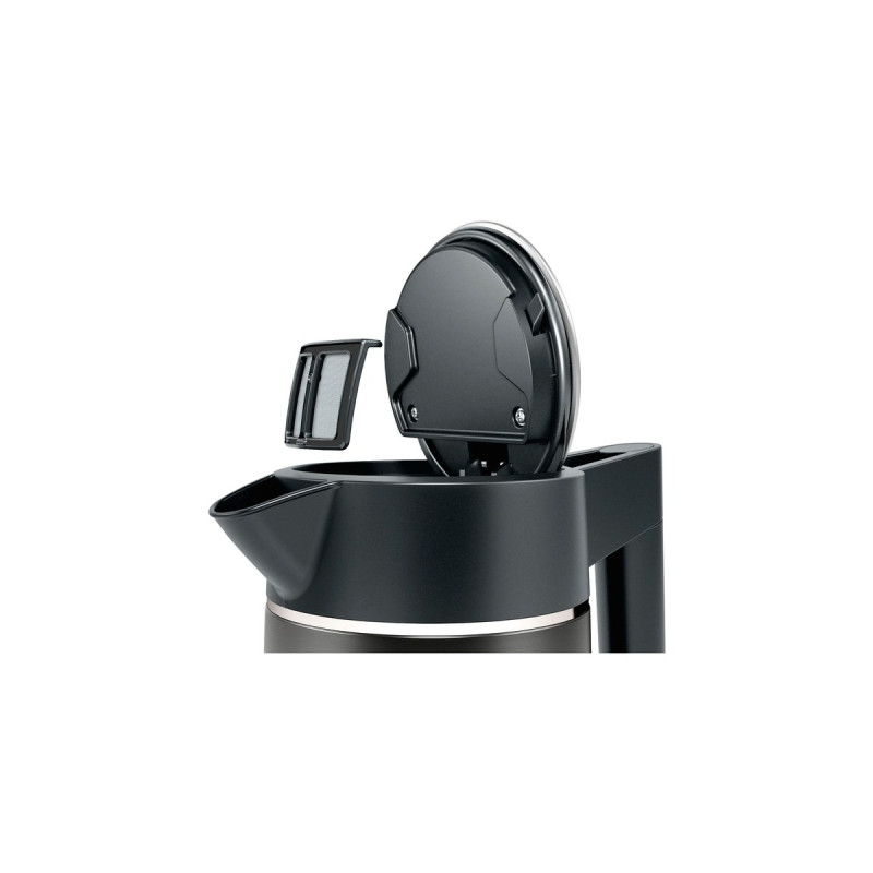 Bosch Wasserkocher DesignLine TWK5P475(grau/schwarz, 1,7 Liter)