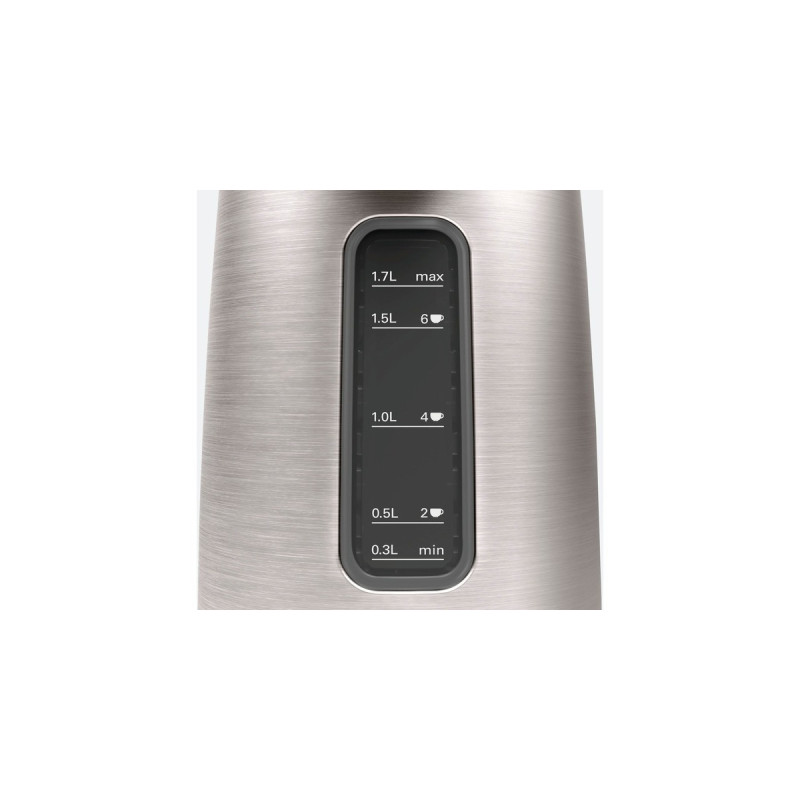 Bosch Wasserkocher DesignLine TWK5P475(grau/schwarz, 1,7 Liter)