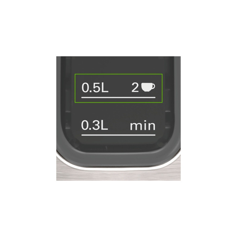 Bosch Wasserkocher DesignLine TWK5P475(grau/schwarz, 1,7 Liter)