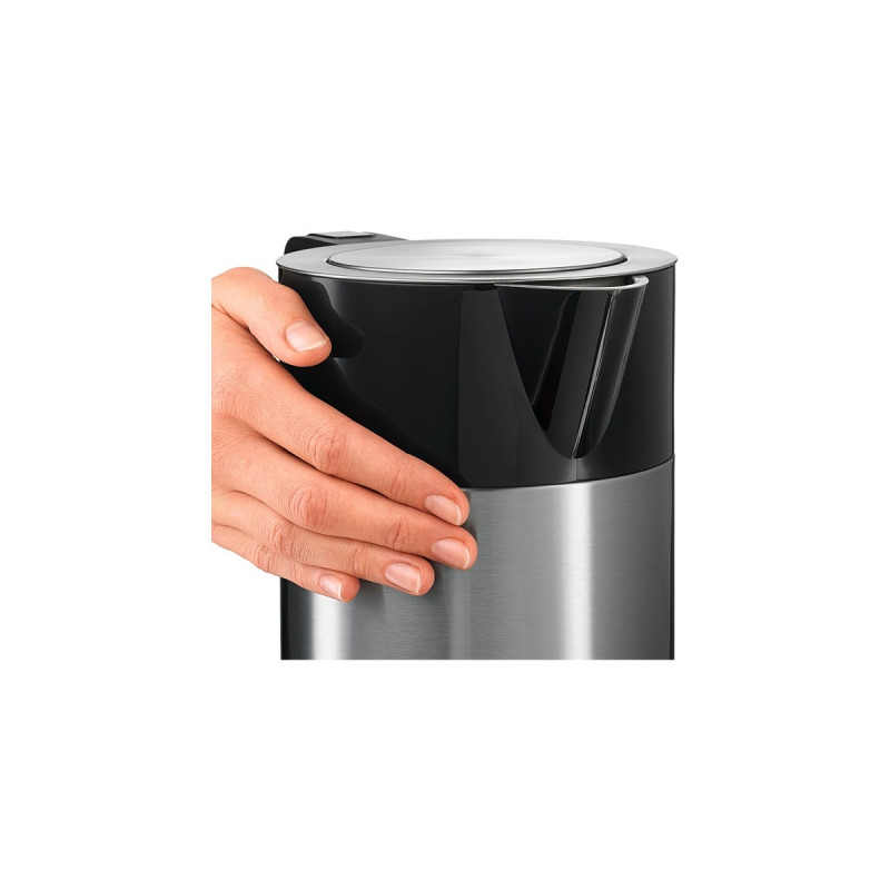 Bosch Wasserkocher TWK7203(edelstahl/schwarz, 2.200 Watt, 1,7 Liter)