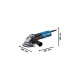 Bosch Winkelschleifer GWS 14-125 S Professional(blau/schwarz, 1.400 Watt)