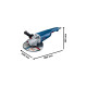 Bosch Winkelschleifer GWS 20-230 J Professional(blau, 2.000 Watt)