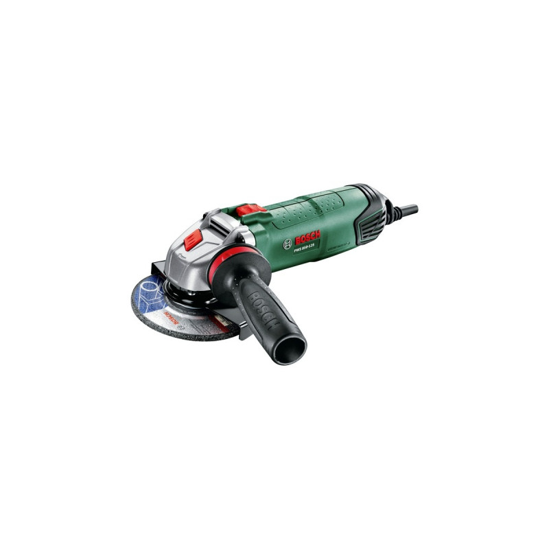 Bosch Winkelschleifer PWS 850-125 + Diamanttrennscheibe(grün/schwarz, 850 Watt)