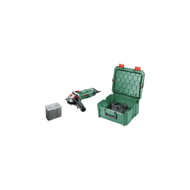 Bosch Winkelschleifer PWS 850-125 + SystemBox(grün/schwarz, 850 Watt)