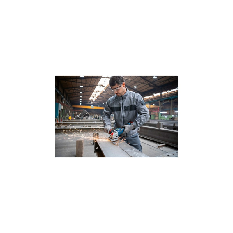 Bosch X-LOCK Akku-Winkelschleifer BITURBO GWX 18V-15 PSC Professional(blau/schwarz, 2x Akku ProCORE18V 8,0Ah, Bluetooth Modul, in L-BOXX)