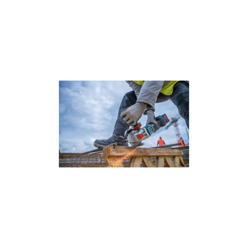 Bosch X-LOCK Akku-Winkelschleifer BITURBO GWX 18V-15 PSC Professional solo, Ø 125mm(blau/schwarz, Bluetooth Modul, ohne Akku und Ladegerät, in L-BOXX)