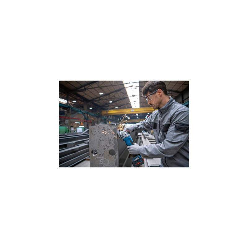 Bosch X-LOCK Akku-Winkelschleifer BITURBO GWX 18V-15 P Professional solo, Ø 125mm(blau/schwarz, ohne Akku und Ladegerät, in L-BOXX)