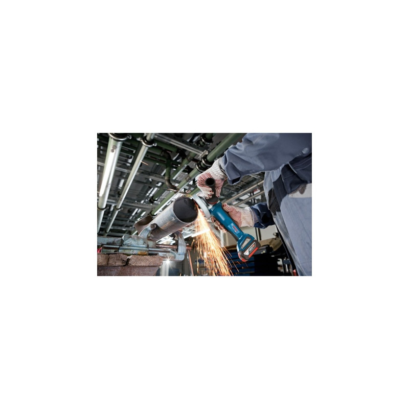 Bosch X-LOCK Akku-Winkelschleifer GWX 18V-10 P Professional solo, 18Volt(blau/schwarz, ohne Akku und Ladegerät)