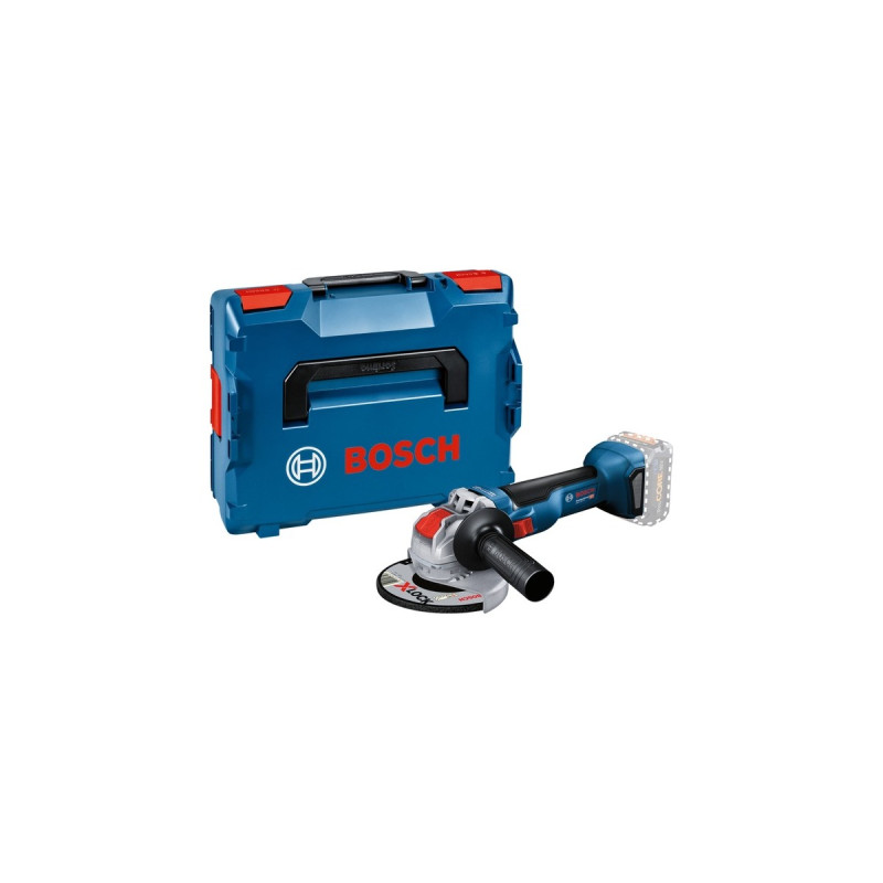 Bosch X-LOCK Akku-Winkelschleifer GWX 18V-10 Professional solo, 18Volt(blau/schwarz, ohne Akku und Ladegerät, mit L-BOXX)