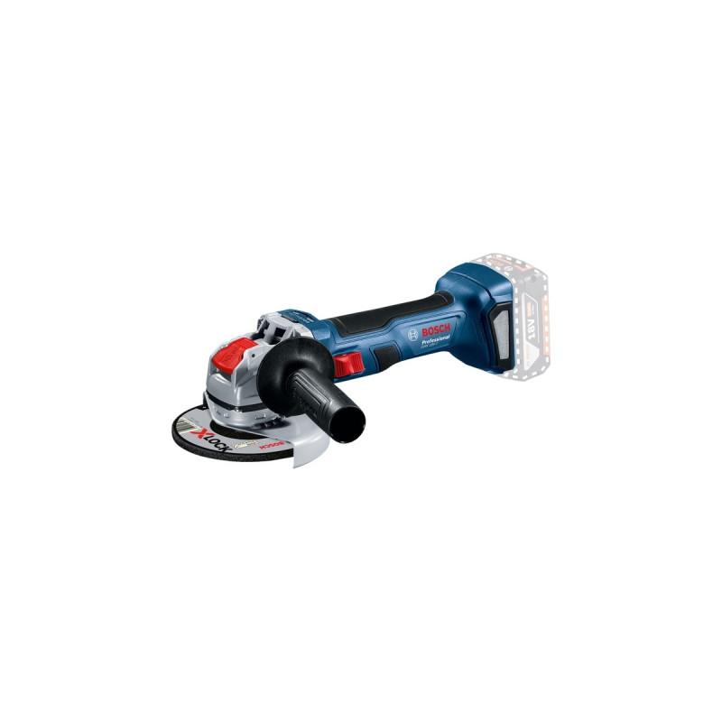 Bosch X-LOCK Akku-Winkelschleifer GWX 18V-7 Professional solo, 18Volt(blau/schwarz, ohne Akku und Ladegerät, in L-BOXX)
