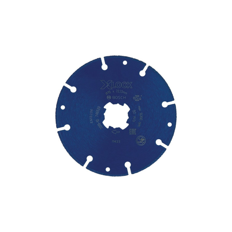 Bosch X-LOCK Diamanttrennscheibe EXPERT Diamond Metal Wheel, Ø 115mm(Bohrung 22,23mm)
